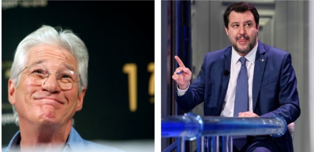 Γιατί ο Ρίτσαρντ Γκιρ ενδέχεται να καταθέσει εναντίον του Ματέο Σαλβίνι
