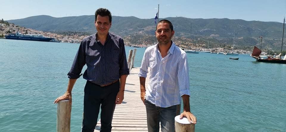 Συνάντηση Πέτρου Ψωμά με τον Δήμαρχο Πόρου