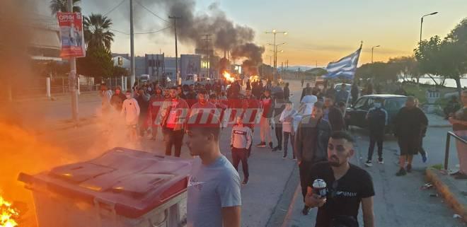 Πάτρα: Άνοιξε η Π.ΕΟ. Πατρών - Πύργου - Απομακρύνθηκαν οι Ρομά - (ΦΩΤΟ & ΒΙΝΤΕΟ)