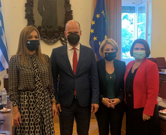 Χριστίνα Αλεξοπούλου: Συνάντηση με τον Αντιπρόεδρο του Εθνικού Συμβουλίου της Σλοβακικής Δημοκρατίας Gabor Grendel