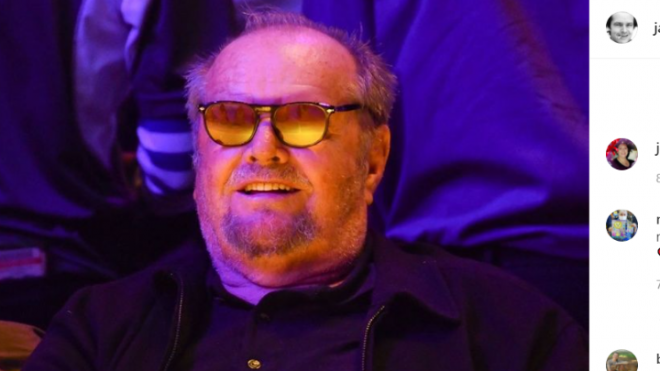 Σπάνια εμφάνιση του Τζακ Νίκολσον στην πρεμιέρα των Λέικερς