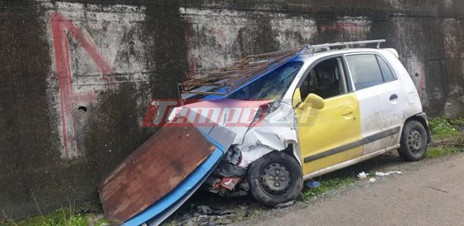 Πατρών-Πύργου: Τροχαίο με τρεις τραυματίες στο ύψος της ΒΙΠΕ - ΦΩΤΟ