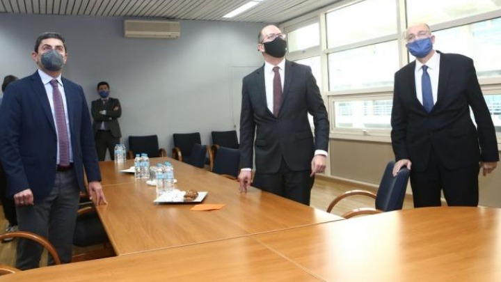 Συνάντηση Λιόλιου με Αυγενάκη και Ζαγκλή