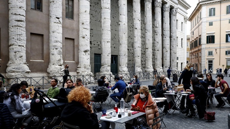 Ιταλία: Συνεχίζεται η χαλάρωση των περιοριστικών μέτρων