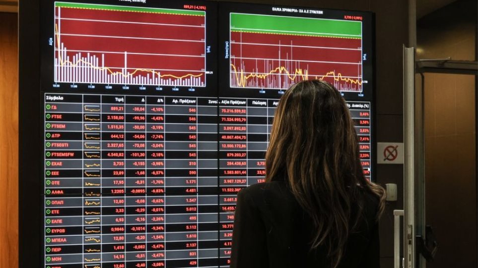 Χρηματιστήριο: Η απότομη κάθοδος πανευρωπαϊκά προκαλεί αρχικά ήπιες αντιδράσεις στην Αθήνα
