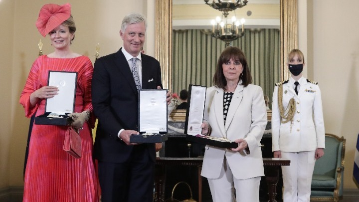 Συνάντηση ΠτΔ με το βασιλικό ζεύγος του Βελγίου: Εξαιρετικό το επίπεδο των διμερών σχέσεων