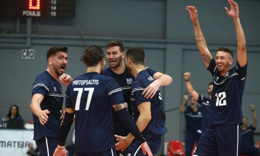 Ελλάδα – Κροατία 3-0 σετ: Νέο βήμα πρόκρισης στα τελικά του Ευρωβόλεϊ 2023