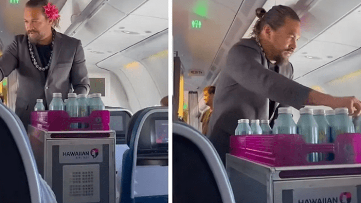 Ο Τζέισον Μομόα έγινε... αεροσυνοδός