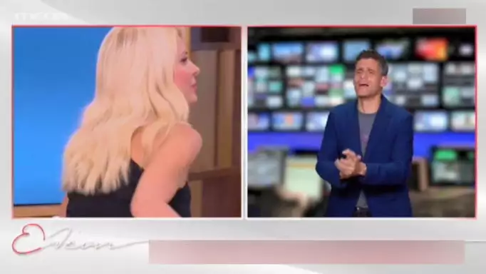 Η Ελένη Μενεγάκη, ο Δημήτρης Ουγγαρέζος και η τηλεοπτική συνύπαρξη των 7 δευτερολέπτων