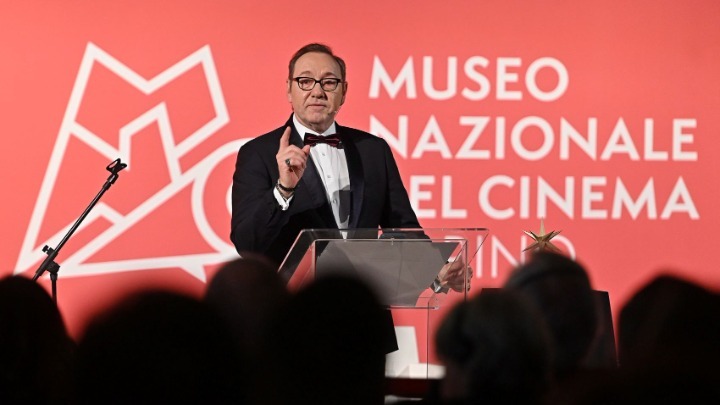 Bράβευση του Κέβιν Σπέισι από το Μουσείο Κινηματογράφου του Τορίνο