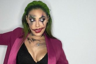 Η Βρισηίδα Ανδριώτου ντύθηκε σέξι Τζόκερ