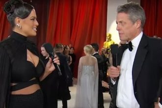 Σάλος με τον Χιου Γκραντ - Αγενής και απρόθυμος να απαντήσει στη συνέντευξη της Άσλεϊ Γκράχαμ