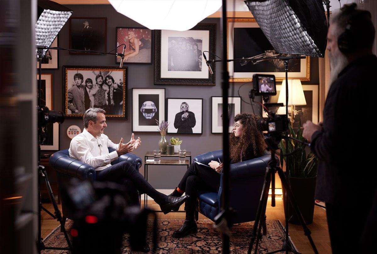 Η Nefeli Meg για τη συνέντευξη με τον Πρωθυπουργό - ΒΙΝΤΕΟ