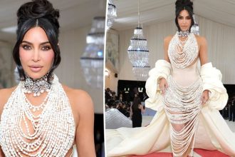 Kim Kardashian: Η εμφάνιση στο Met Gala 2023 με φόρεμα που συμπεριλάμβανε 50.000 μαργαριτάρια