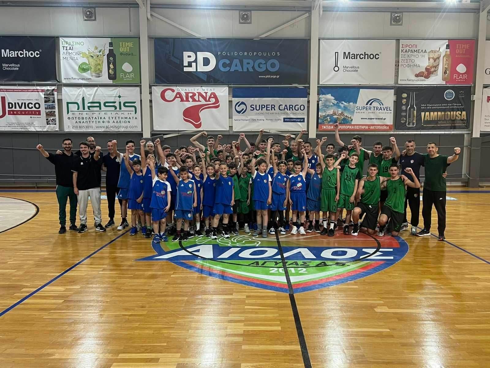 Ολοκληρώθηκαν τα φιλικά ανάμεσα στις ακαδημίες του Αιόλου Αγυιάς και του Μίλωνα