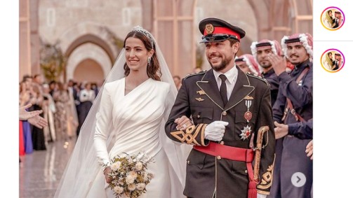 Η Ρατζούα Αλ Σάιφ με μοντέρνο νυφικό δια χειρός Έλι Σάαμπ