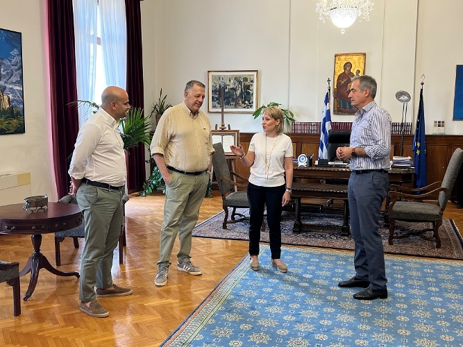 Επίσκεψη Υφυπουργών Μεταφορών Χριστίνας Αλεξοπούλου και Υποδομών Νίκου Ταχιάου στη Θεσσαλονίκη