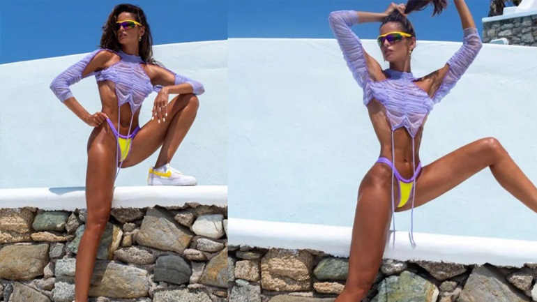 Izabel Goulart: Οι νέες sexy αναρτήσεις από τις διακοπές της στη Μύκονο