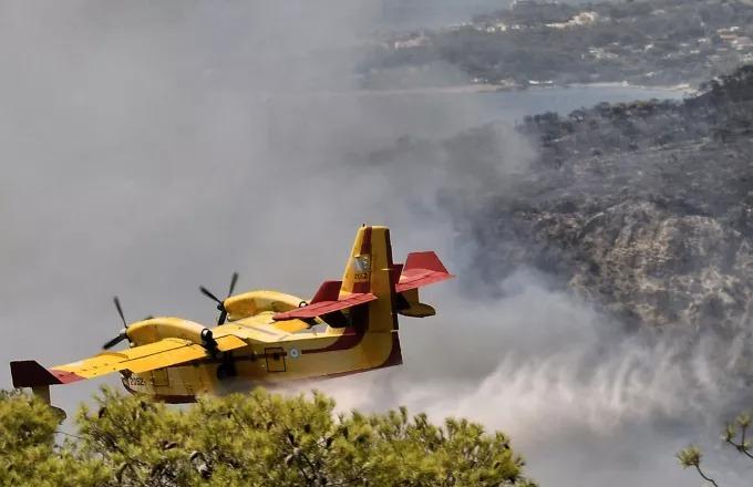 Φωτιά στο Λουτράκι: Μήνυμα από το 112 για εκκένωση του οικισμού Γλυκιά Ζωή