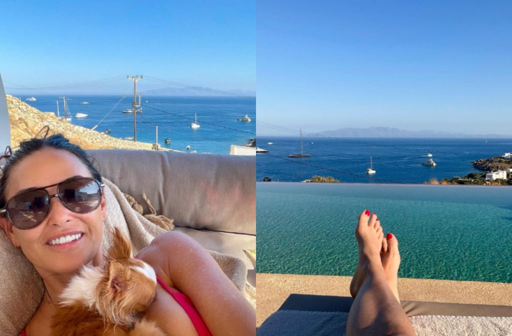 Ντέμι Μουρ: Αποθεώνει το απέραντο γαλάζιο της Ελλάδας - «Παράδεισος»