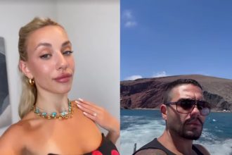 Διακοπές σε σκάφος στη Σαντορίνη για Χρήστο Μάστορα και Γαρυφαλλιά Καληφώνη