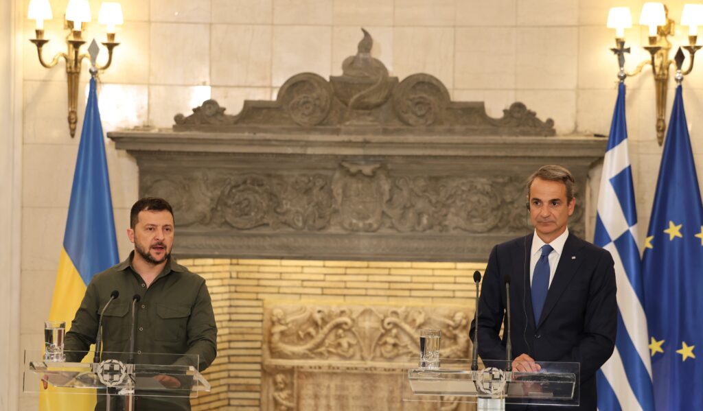 Μητσοτάκης - Ζελένσκι: Αντίθετοι σε κάθε παράνομο κατοχικό τετελεσμένο - Ευχαριστούμε την Ελλάδα για τη δυνατότητα που δίνει σε Ουκρανούς πιλότους να εκπαιδευτούν στα F-16