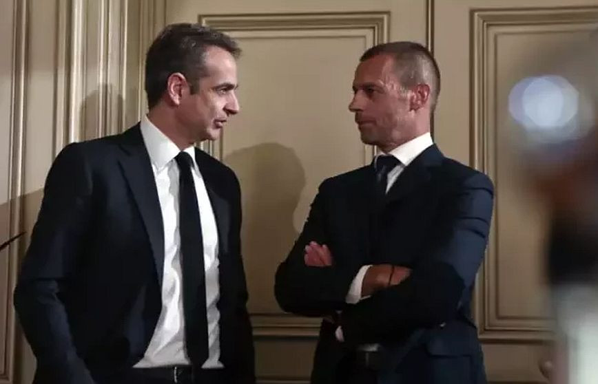 Κυριάκος Μητσοτάκης: Συνάντηση με τον πρόεδρο της UEFA και τους ιδιοκτήτες των μεγάλων ΠΑΕ