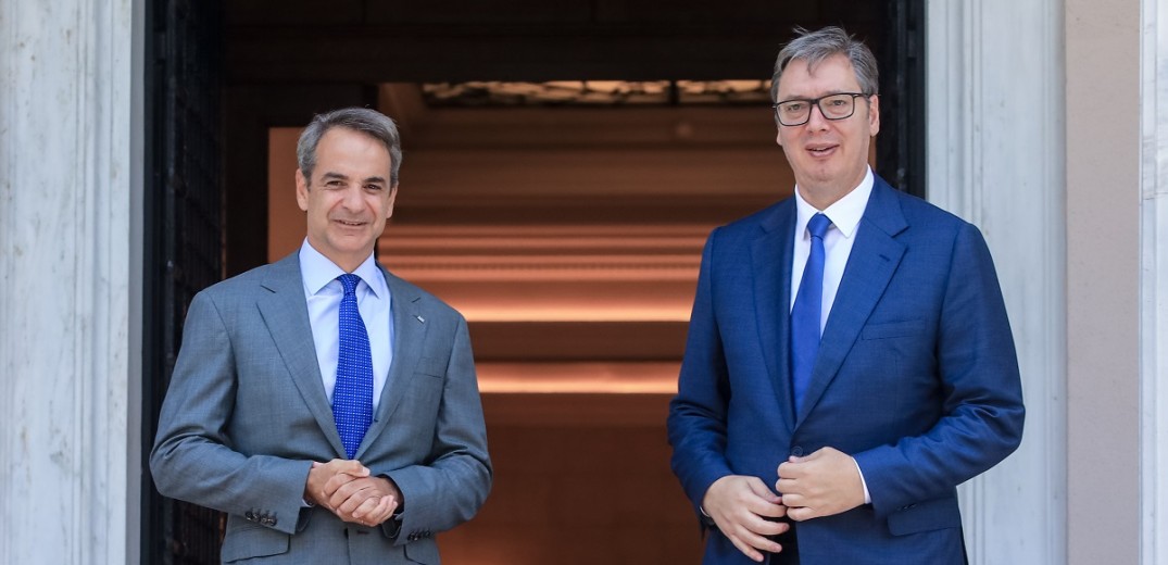 Μητσοτάκης – Βούτσιτς: Επιβεβαίωσαν τις άριστες σχέσεις Ελλάδας – Σερβίας