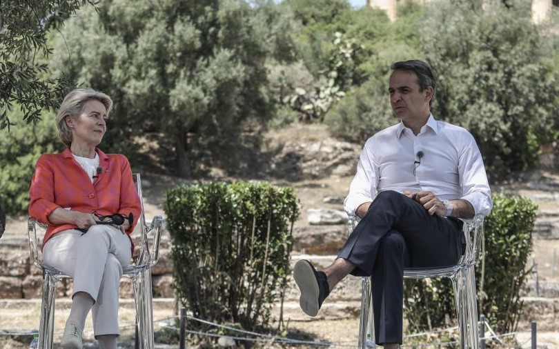 Κρήτη: Στα Χανιά η Ούρσουλα φον ντερ Λάιεν προσκεκλημένη του Κυριάκου Μητσοτάκη