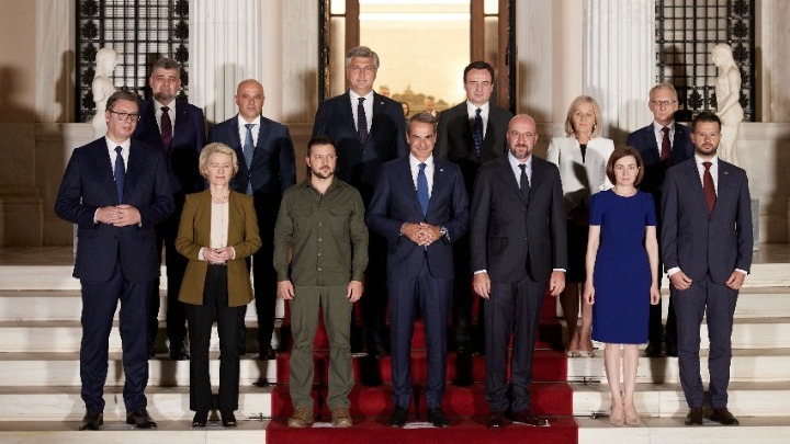 Διακήρυξη Αθηνών: Στήριξη στην Ουκρανία και επιτάχυνση της ευρωπαϊκής πορείας της - Να επιταχυνθεί η πορεία των χωρών των Δ. Βαλκανίων στην ΕΕ