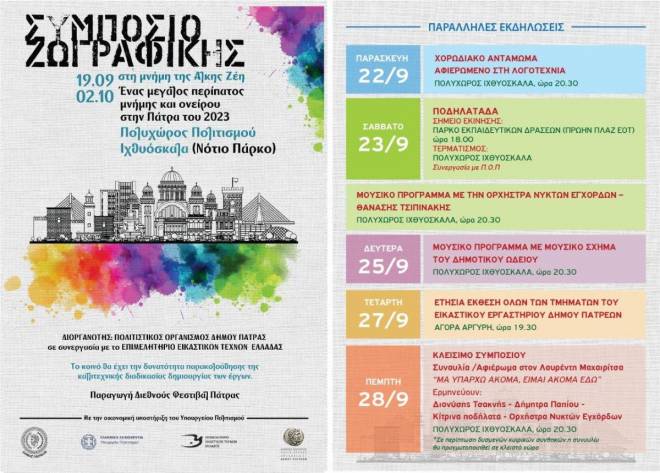 Με το «Χορωδιακό Αντάμωμα» ξεκινά η ενότητα των παράλληλων εκδηλώσεων του Συμποσίου Ζωγραφικής στην Ιχθυόσκαλα