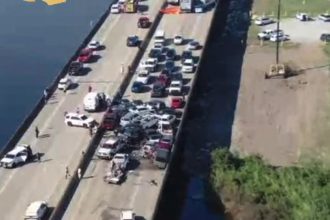 «Σούπερ ομίχλη» προκάλεσε καραμπόλα 158 αυτοκινήτων - 7 νεκροί - ΒΙΝΤΕΟ