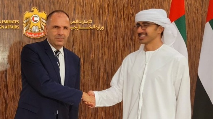 Ενίσχυση των στρατηγικών σχέσεων Ελλάδας - ΗΑΕ