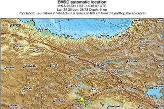 Σεισμός 5,2 Ρίχτερ στην Τουρκία