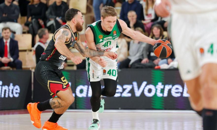 Γύρισε από το -15 και... τέζαρε τη Μονακό με Γκριγκόνις στην εκπνοή ο Παναθηναϊκός