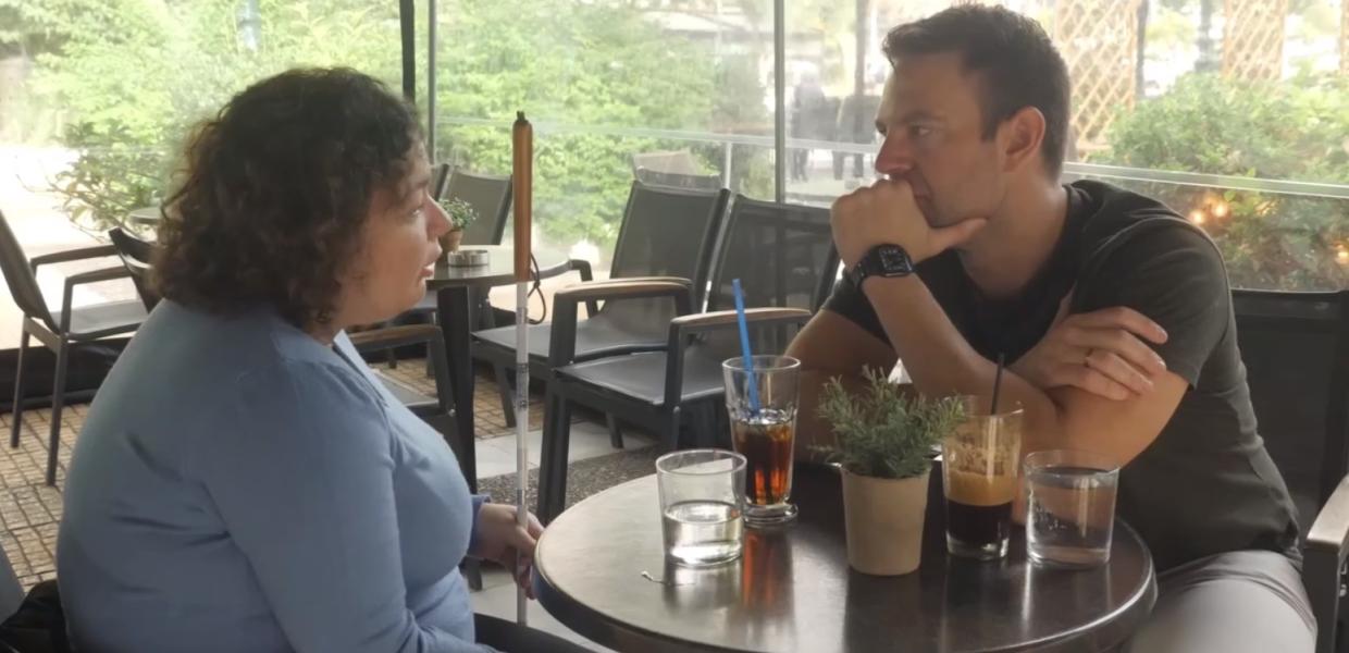 Η συνάντηση Κασσελάκη με την πατρινή φιλόλογο με οπτική αναπηρία Μαρίνα Τριανταφυλλίδη