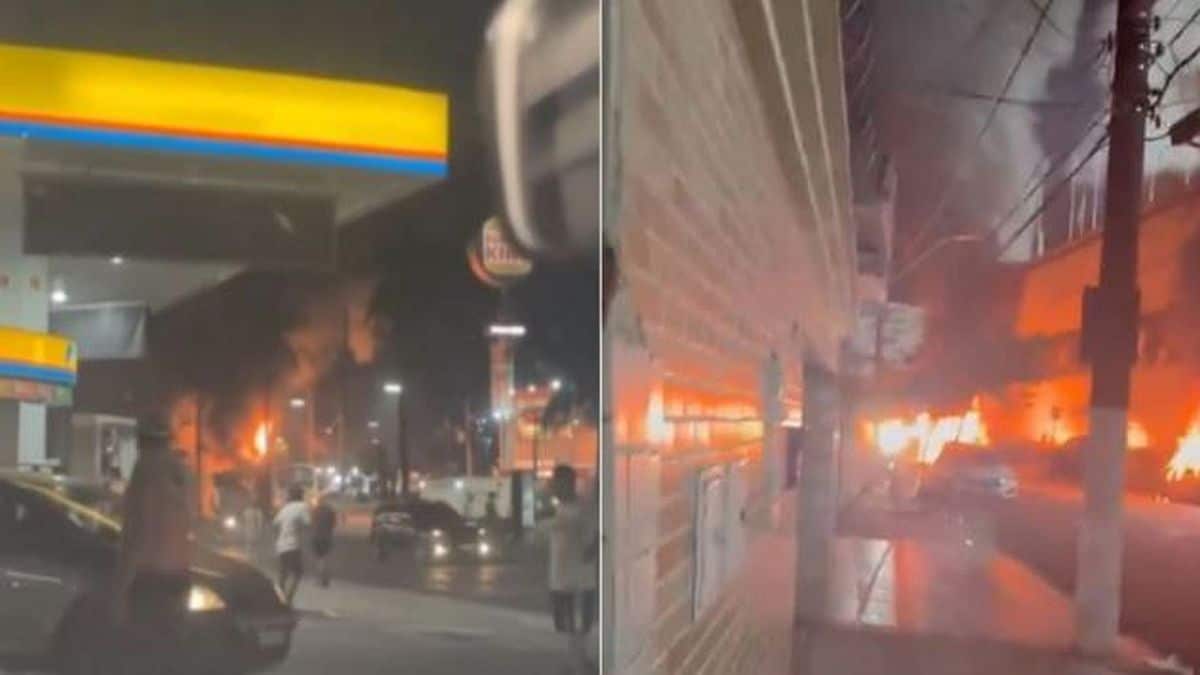 Κάηκε η πόλη του Σάντος μετά τον ιστορικό υποβιβασμό της ομάδας - Απίστευτης αγριότητας επεισόδια (ΒΙΝΤΕΟ)