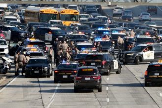 Διαδηλωτές έκλεισαν αυτοκινητόδρομο στο Λος Άντζελες απαιτώντας κατάπαυση του πυρός στη Γάζα