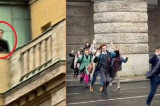 Μακελειό στην Πράγα: Νέο βίντεο με τον 24χρονο σε κατάσταση αμόκ - Ρίχνει «τυφλούς» πυροβολισμούς και ουρλιάζει