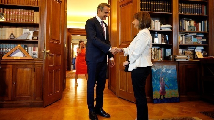 Ο πρωθυπουργός Κυρ. Μητσοτάκης θα συναντηθεί την Παρασκευή με την ΠτΔ Κ. Σακελλαροπούλου