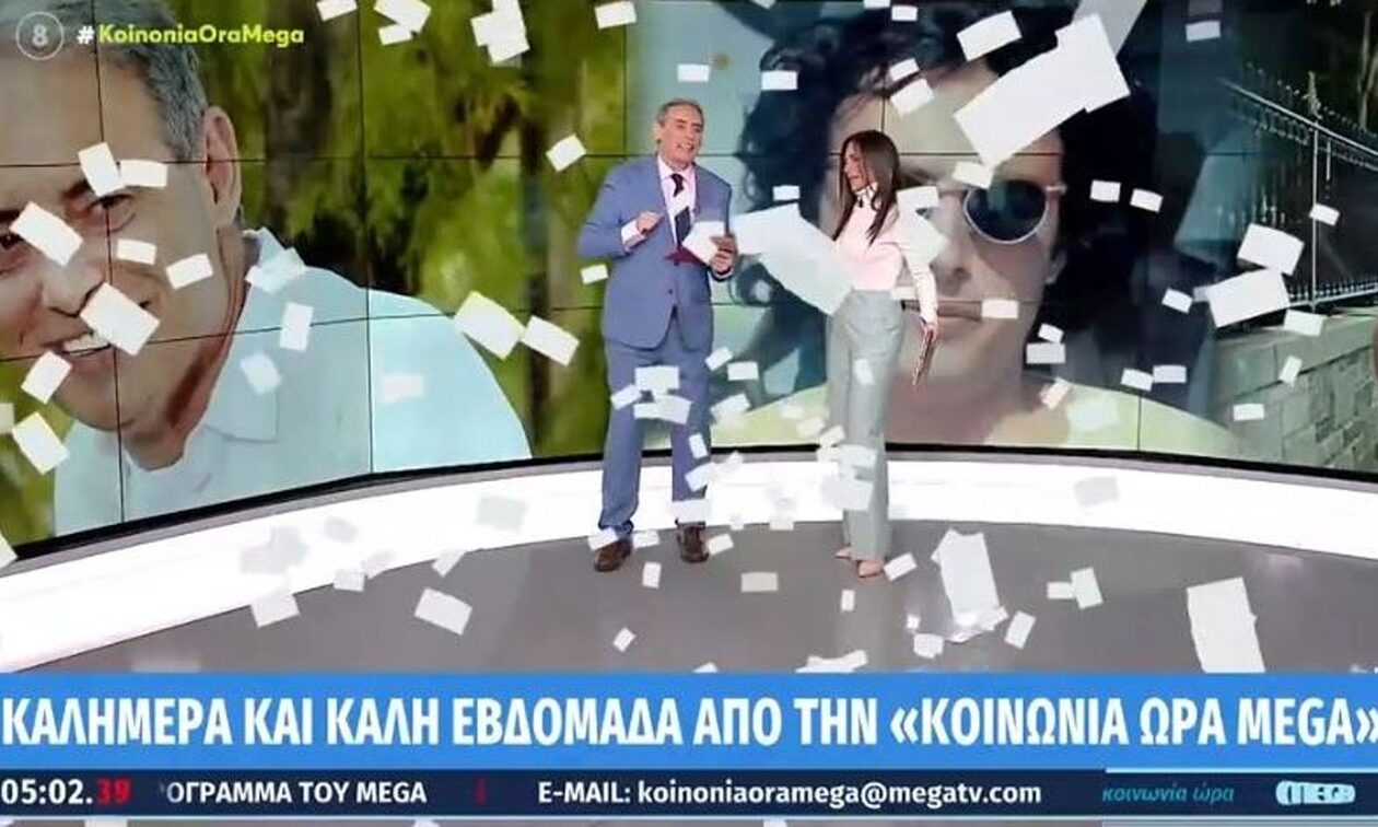 Επέστρεψε αδυνατισμένος στην Κοινωνία Ώρα MEGA ο Ιορδάνης Χασαπόπουλος