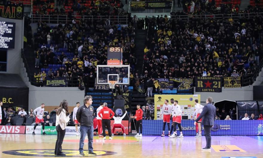 Πρόστιμο στην ΑΕΚ για το ματς με τον Ολυμπιακό