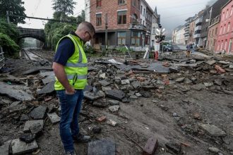 Βέλγιο: Μία γυναίκα νεκρή από τις σφοδρές βροχοπτώσεις