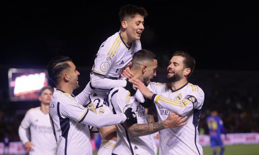 Αραντίνα – Ρεάλ Μαδρίτης 1-3: Άνετη πρόκριση στους «16» του Κύπελλο Ισπανίας