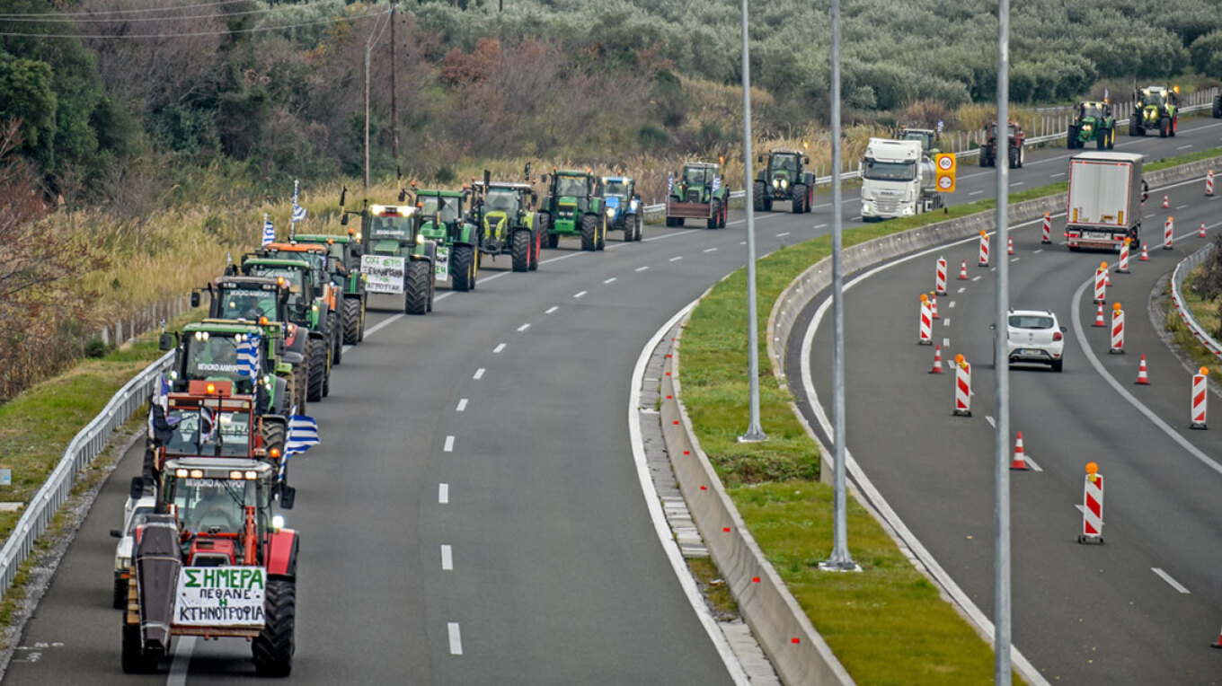 Tα έκτακτα μέτρα της Τροχαίας για την κάθοδο των αγροτών με τα τρακτέρ τους στην Αθήνα