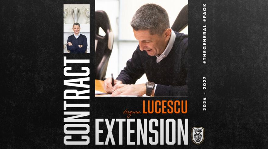Υπέγραψε στον ΠΑΟΚ ο Λουτσέσκου: «In Razvan we trust…»