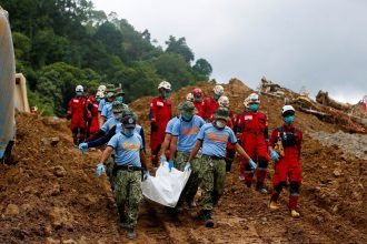 Κατολίσθηση στις Φιλιππίνες: Στους 54 αυξήθηκαν οι νεκροί