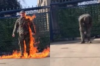 ΗΠΑ: Πέθανε ο Αμερικανός σμηνίας που αυτοπυρπολήθηκε στην πρεσβεία του Ισραήλ