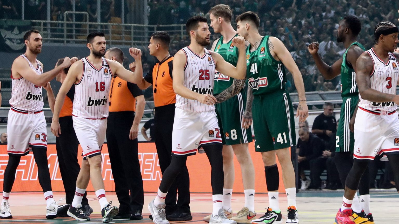 Ολυμπιακός - Παναθηναϊκός: Οι διαιτητές του ντέρμπι της Euroleague