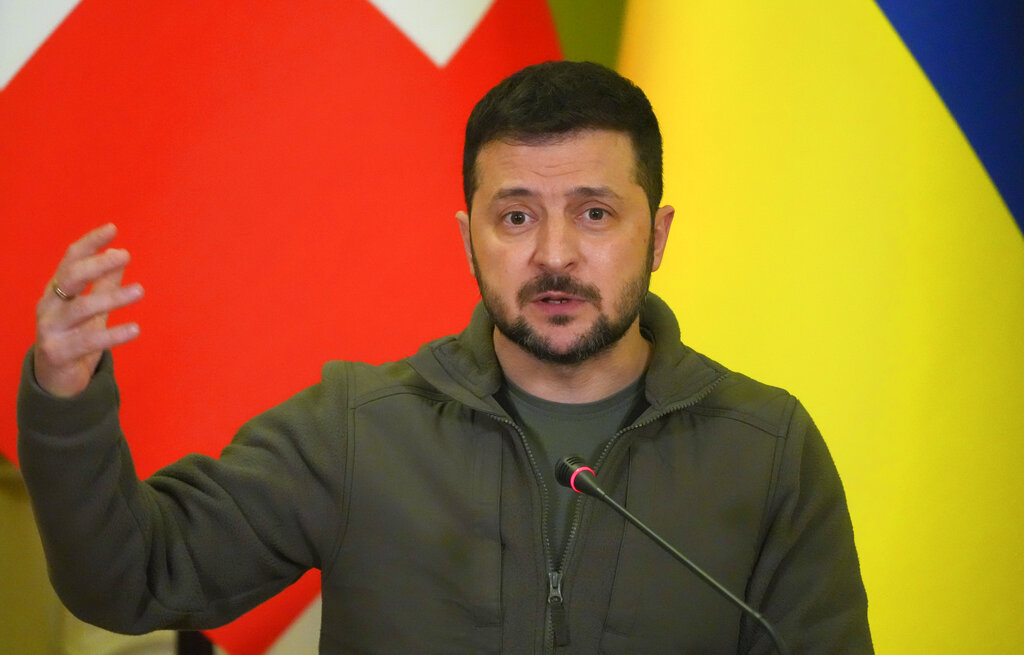 Ζελένσκι: Κάλεσε τους Ουκρανούς να υπερασπιστούν τους εαυτούς τους απέναντι στη ρωσική επιθετικότητα